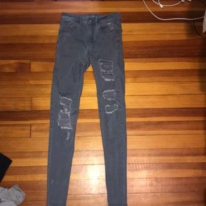 American Eagle grey jeans